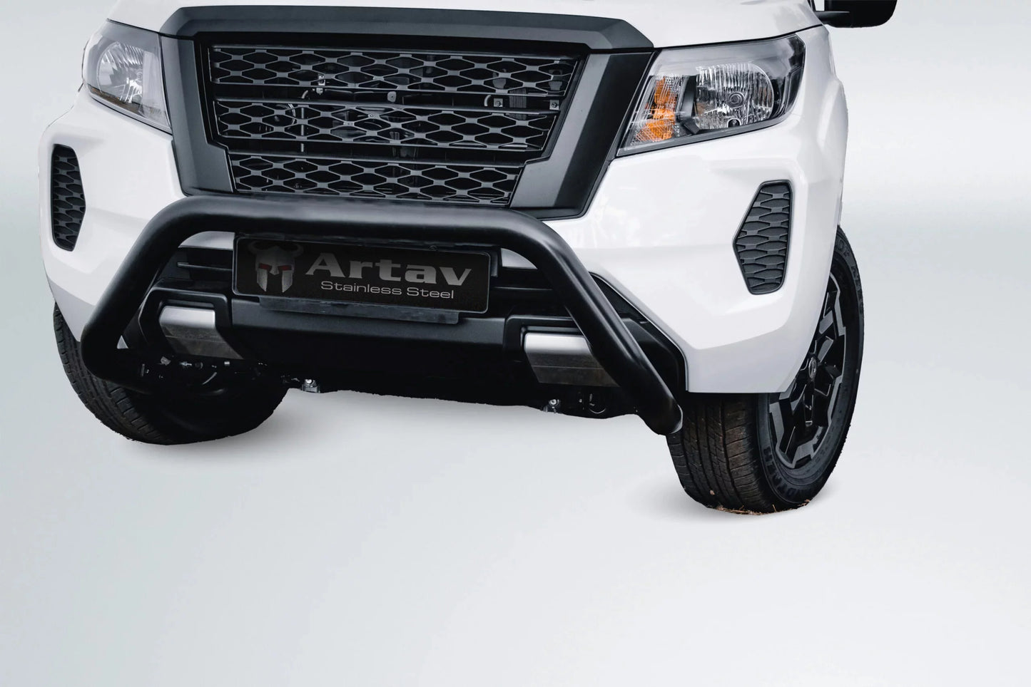 Artav Nudge Bar Black for use on Nissan Navara D23 Facelift Model