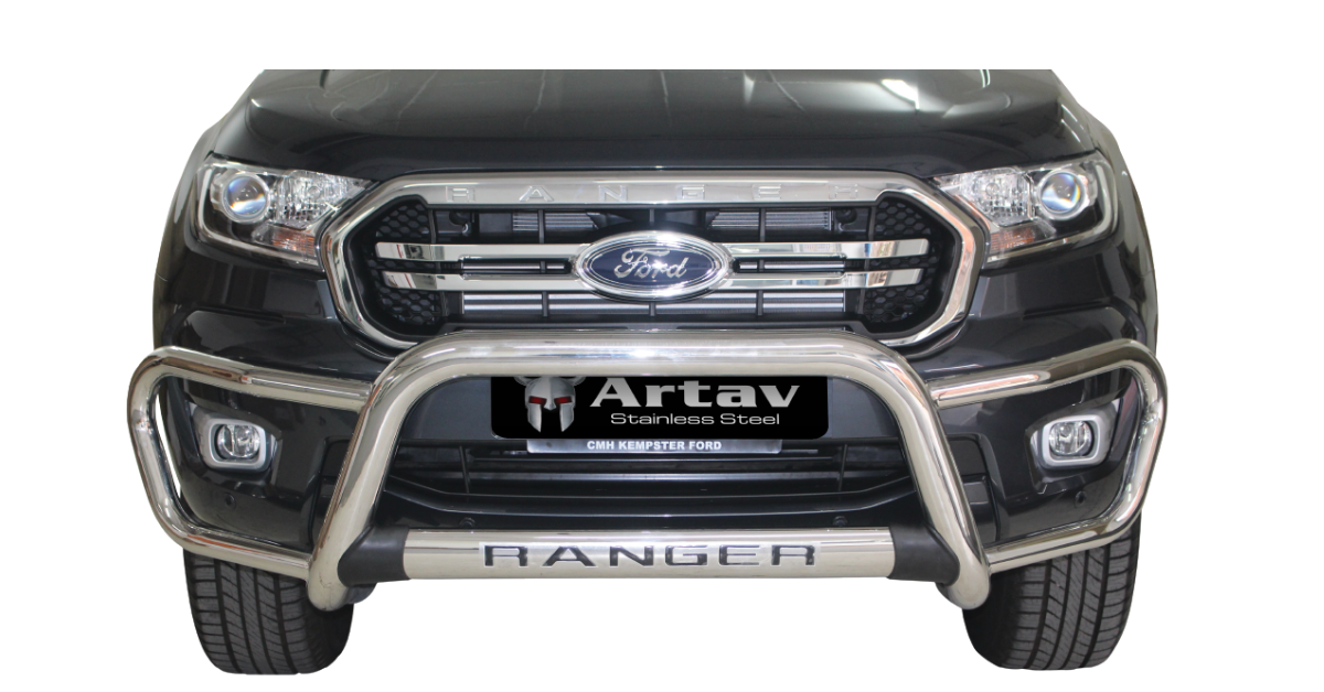 Ford Ranger T6 Facelift Tri Bumper Stainless 2016+ 150045T (N/S)