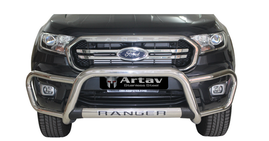 Ford Ranger T6 Facelift Tri Bumper Stainless 2016+ 150045T (N/S)