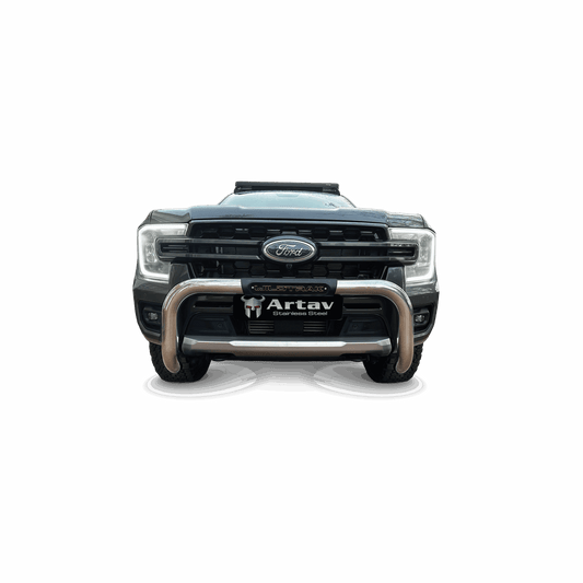 Ford Ranger Next Gen Wildtrak PDC Nudge Bar Stainless (New Decal Design)
