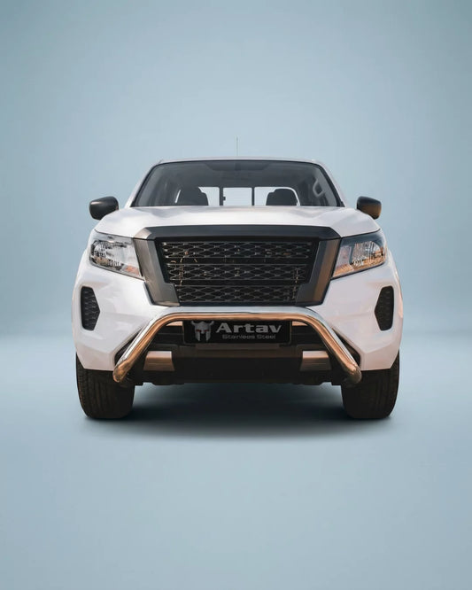 Artav Nudge Bar Stainless for use on Nissan Navara D23 Facelift Model