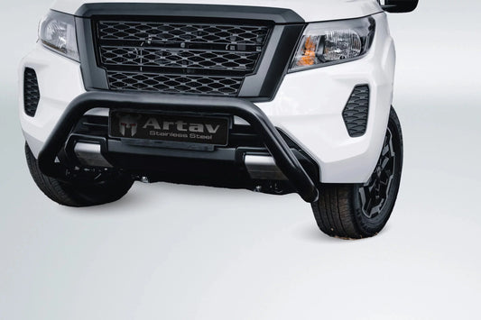 Artav Nudge Bar Black for use on Nissan Navara D23 Facelift Model