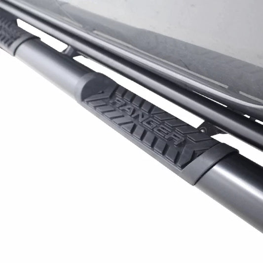 Ford Ranger T6 Side Steps Single Cab Black