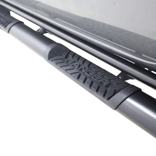 Ford Ranger T6 Side Steps Double Cab & Extended Cab Black
