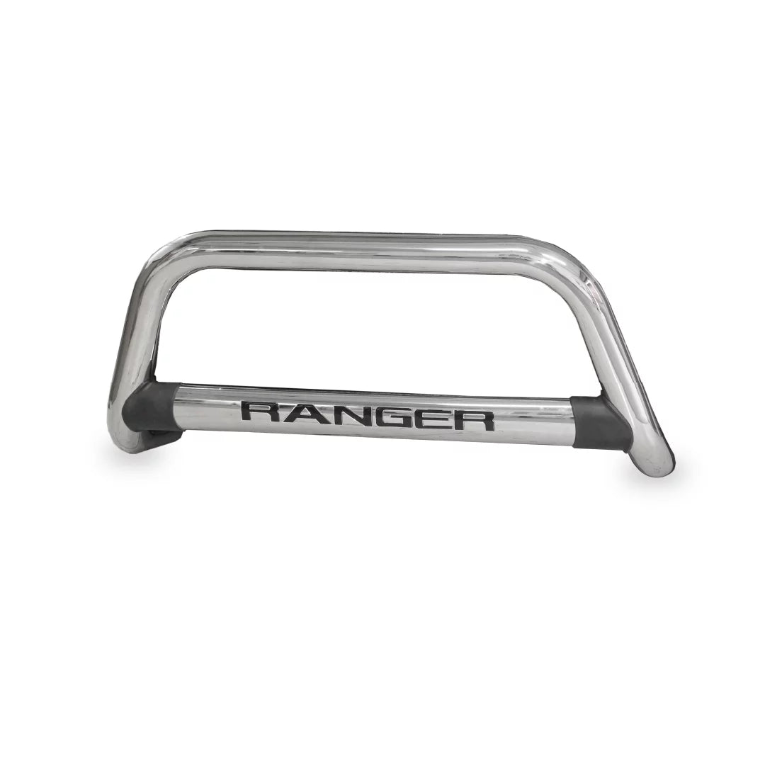 Ford Ranger T6 Facelift Nudge Bar Stainless (Also fits Everest without PDC – Request Decal)