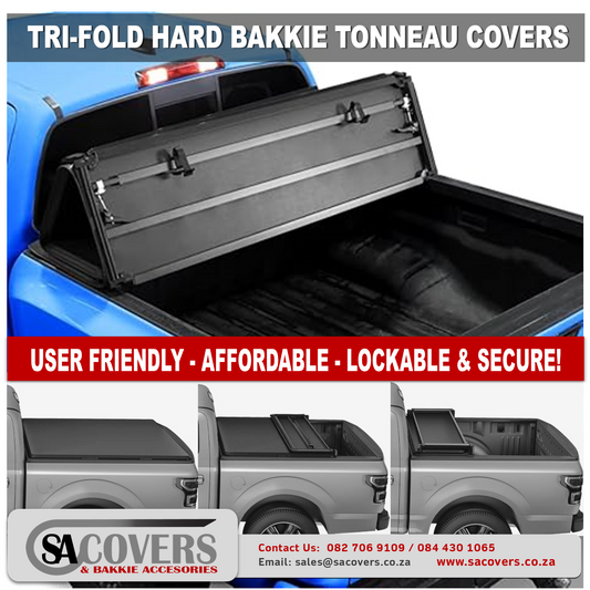 Trifold Hard Lockable Bakkie Tonneau Covers Mercedes Benz