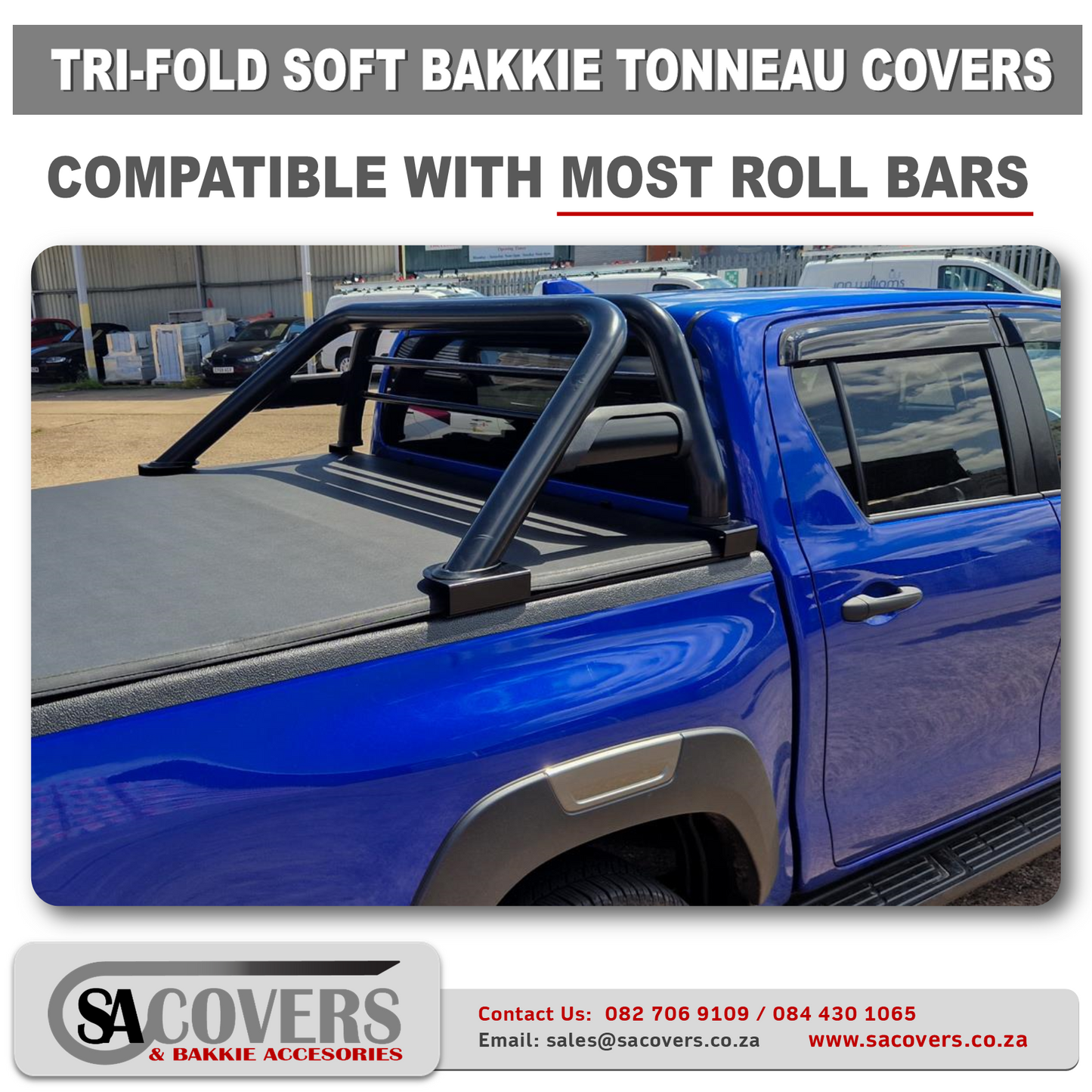 Trifold Soft Lockable tonneau Covers Nissan Navara