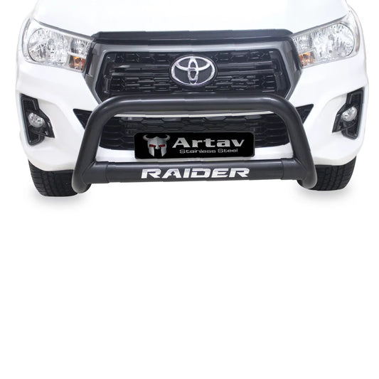 Toyota Hilux Nudge Bar Black (PDC Friendly)