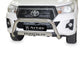 Toyota Hilux Nudge Bar Stainless (PDC Friendly)