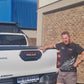 Trifold Hard Lockable Bakkie Tonneau Covers Toyota Hilux